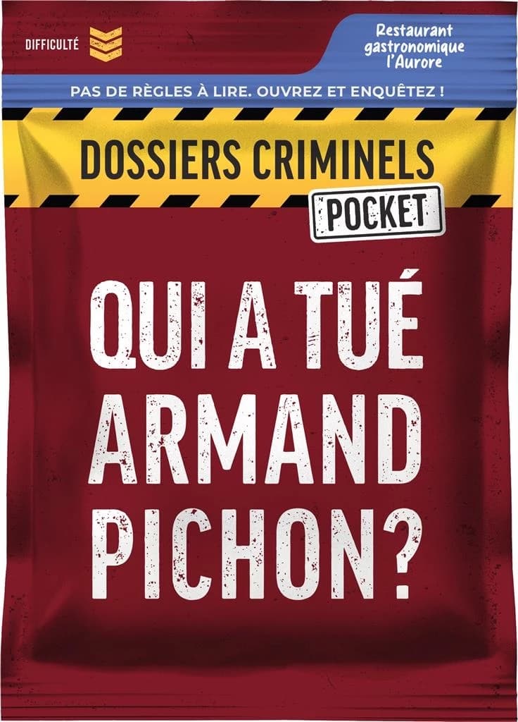 Boîte du jeu : Dossiers Criminels Pocket : Qui a tué Armand Pichon ?