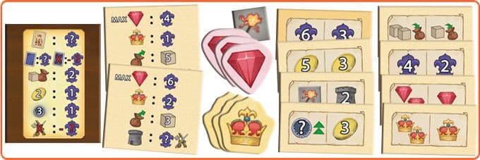 Boîte du jeu : Bastille - Queenie n° 2 - "Récompenses - Rewards - Belohnungen"