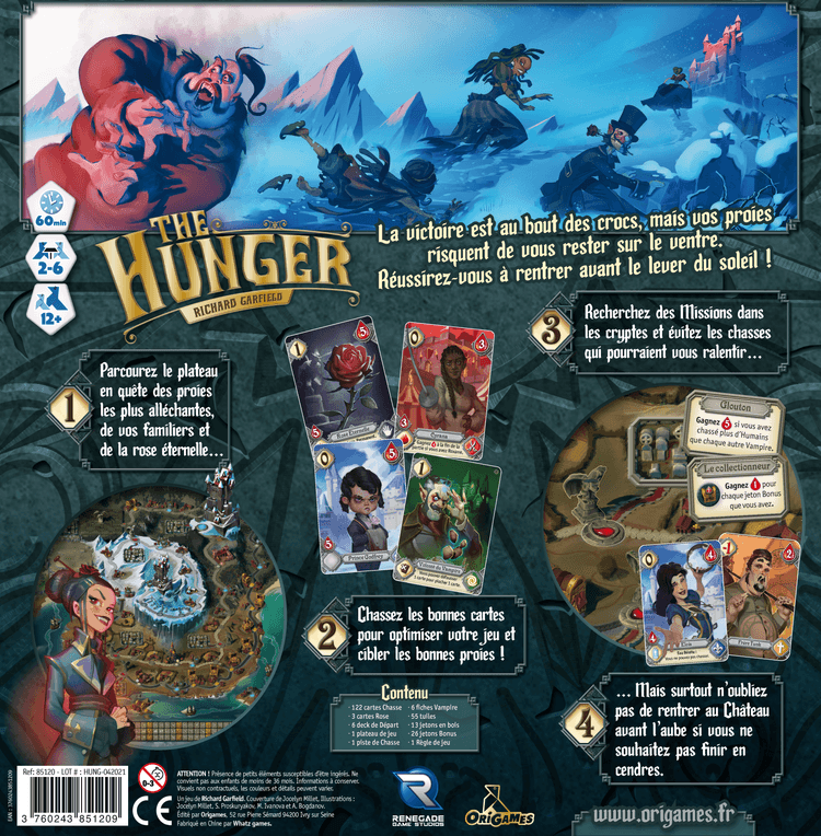 Boîte du jeu : The Hunger