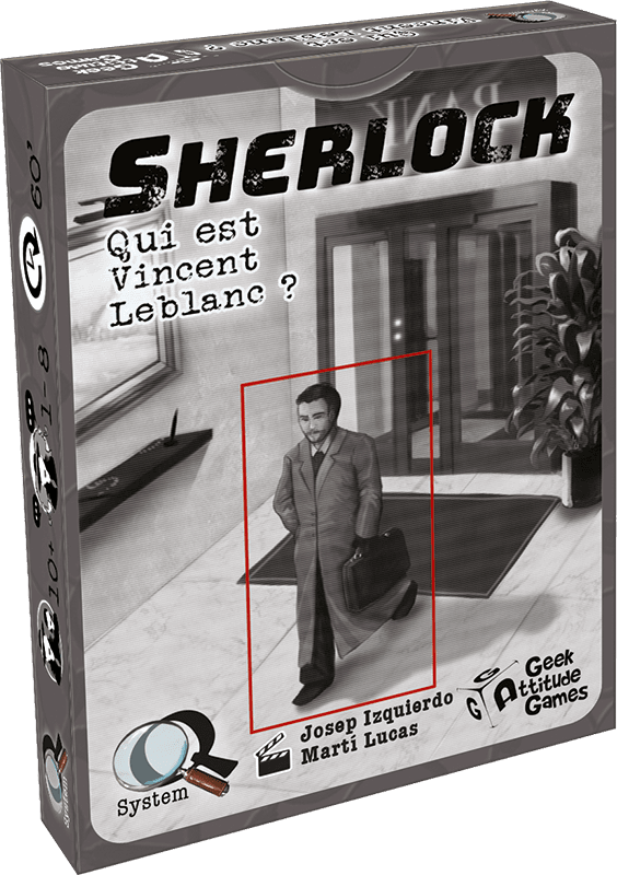 Boîte du jeu : Sherlock : Qui est Vincent Leblanc ?