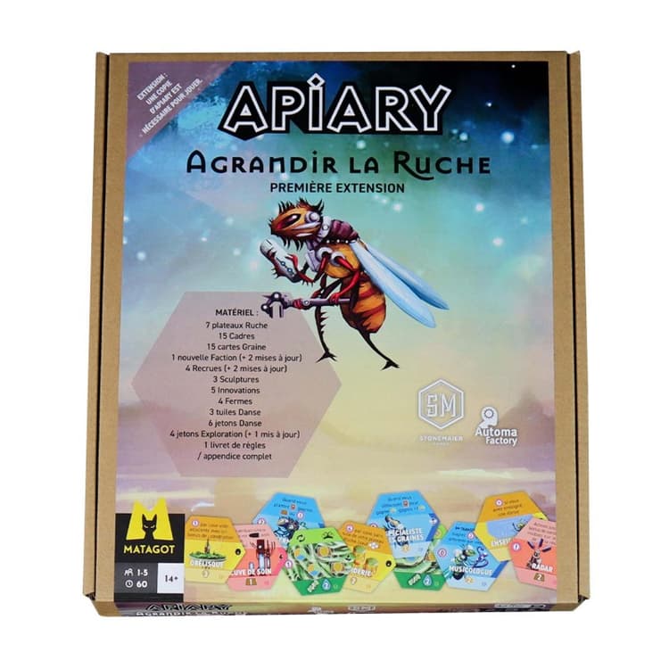 Boîte du jeu : Apiary : Agrandir la Ruche