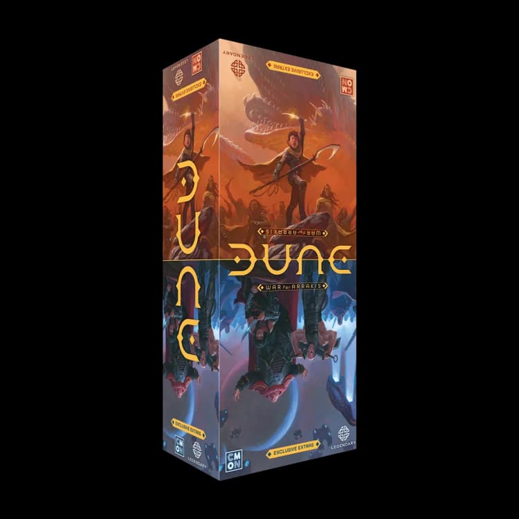 Boîte du jeu : Dune : La Guerre pour Arrrakis - exclusives extras