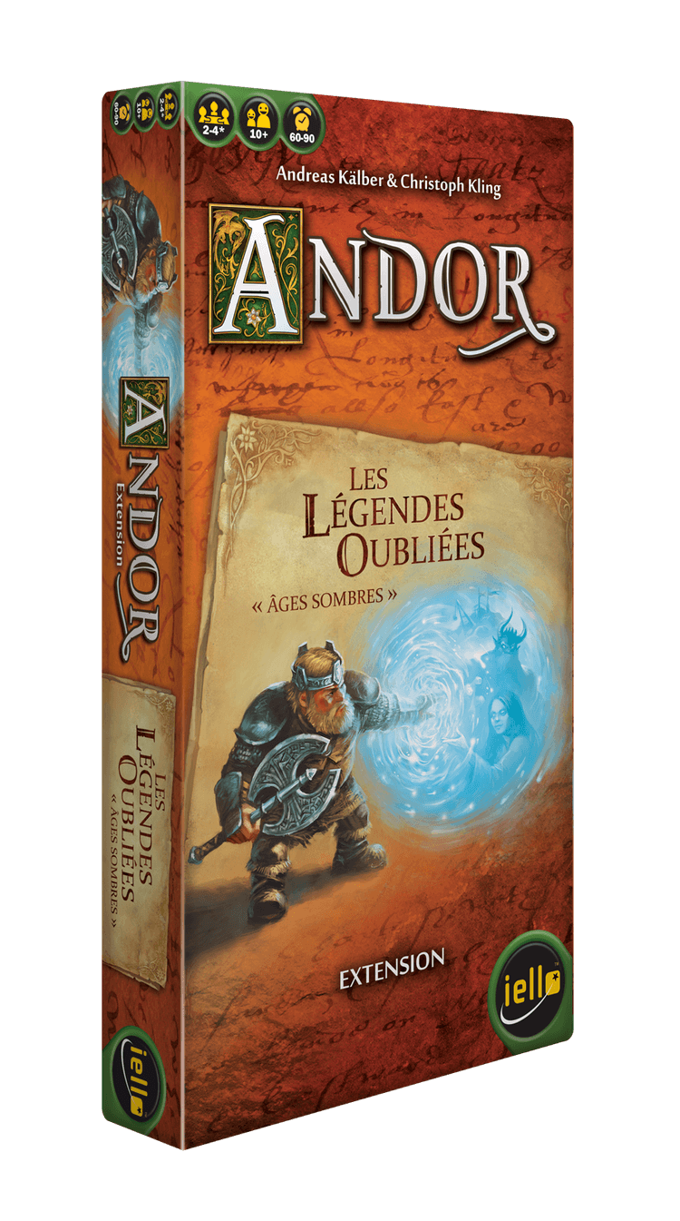 Boîte du jeu : Andor - Les Légendes Oubliées : Âges Sombres