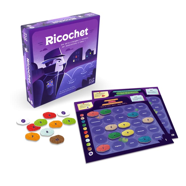 Boîte du jeu : Ricochet 1 - A la poursuite du Comte courant