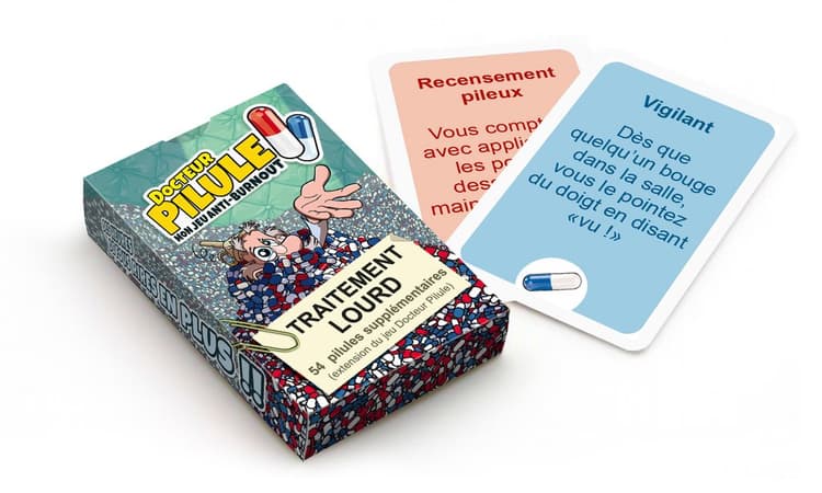 Boîte du jeu : Docteur Pilule : Extension "Traitement Lourd"