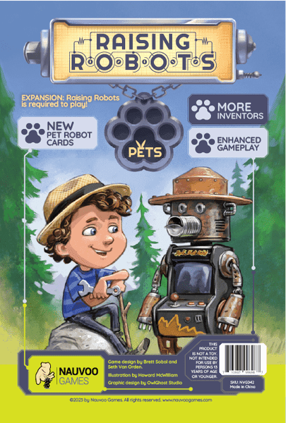 Boîte du jeu : Raising Robots : Pets