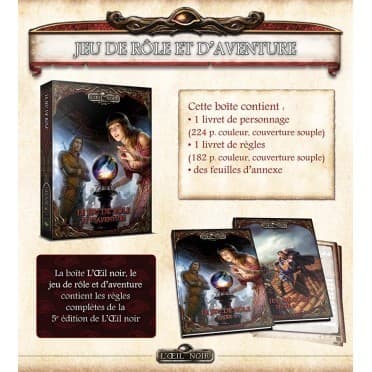 Boîte du jeu : L'Oeil Noir