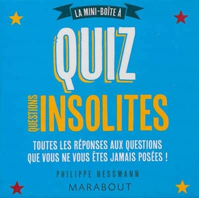 Boîte du jeu : La mini-boîte à Quiz - Questions insolites