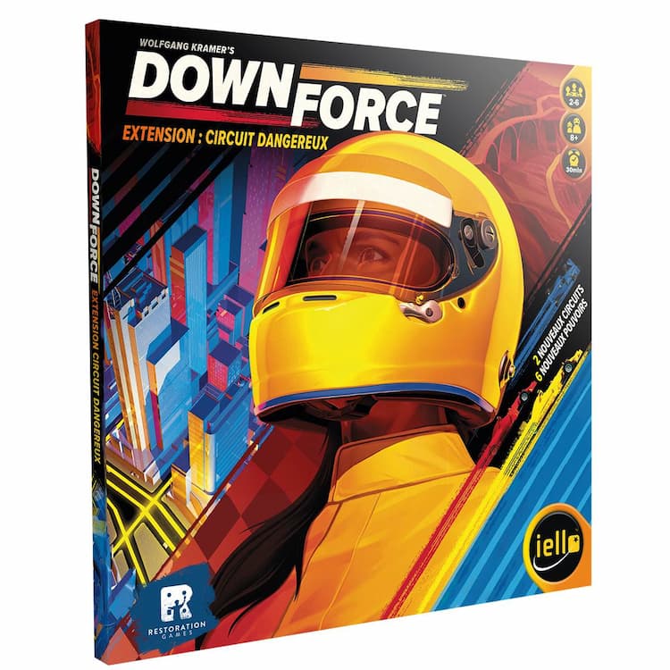 Boîte du jeu : Downforce : Extension Circuit Dangereux